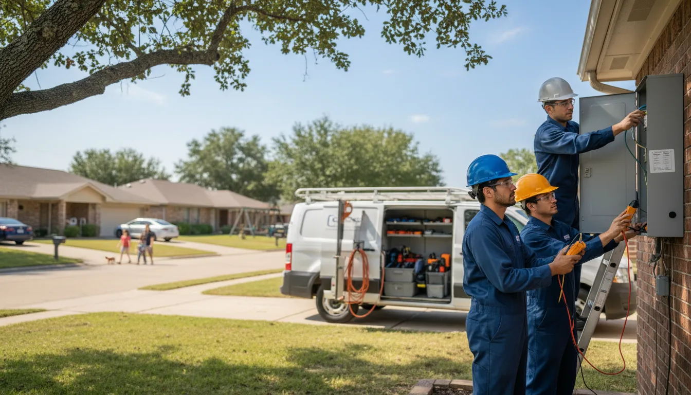 Certified electrician providing emergency electrical services in Dowling, MI